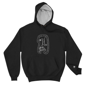 Danheim Hungry Wolf Runestone style Champion Hoodie